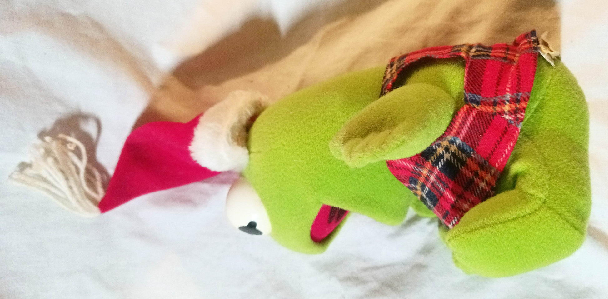 McDonald's Jim Henson Baby Kermit Frog Muppets Stuffed Plush Toy 1988 - TulipStuff