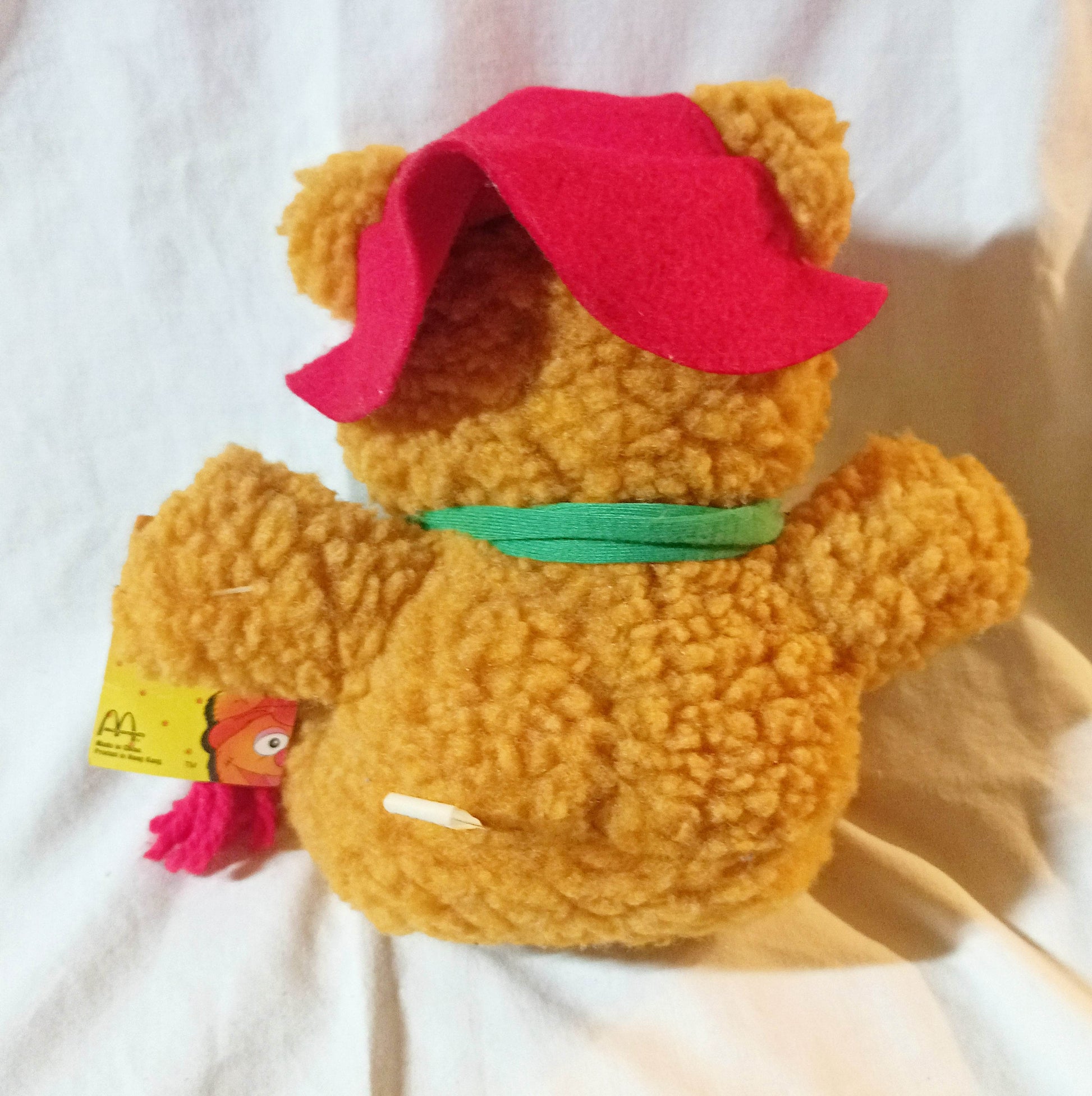 McDonald's Jim Henson Baby Fozzie Bear Muppets Stuffed Plush Toy 1988 - TulipStuff
