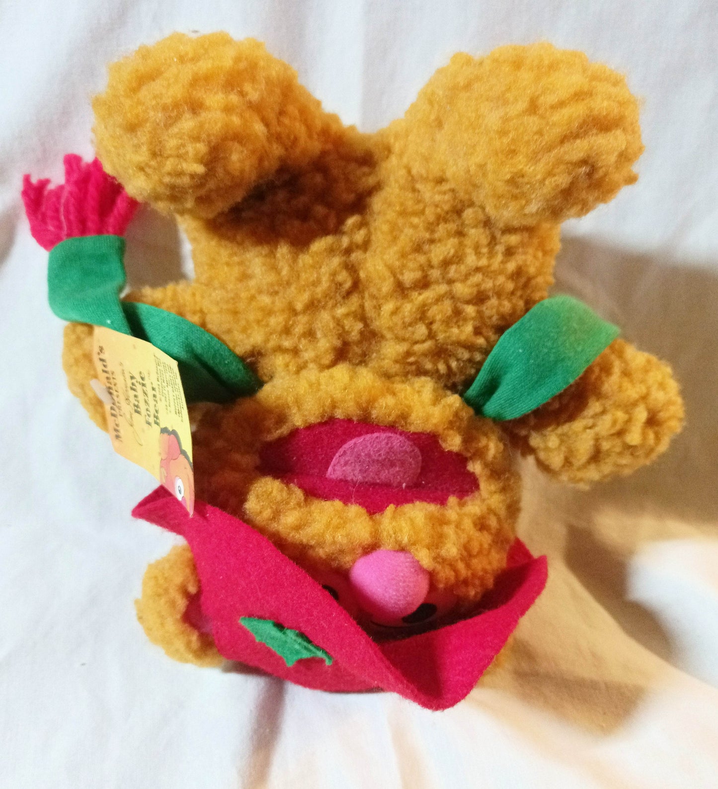 McDonald's Jim Henson Baby Fozzie Bear Muppets Stuffed Plush Toy 1988 - TulipStuff