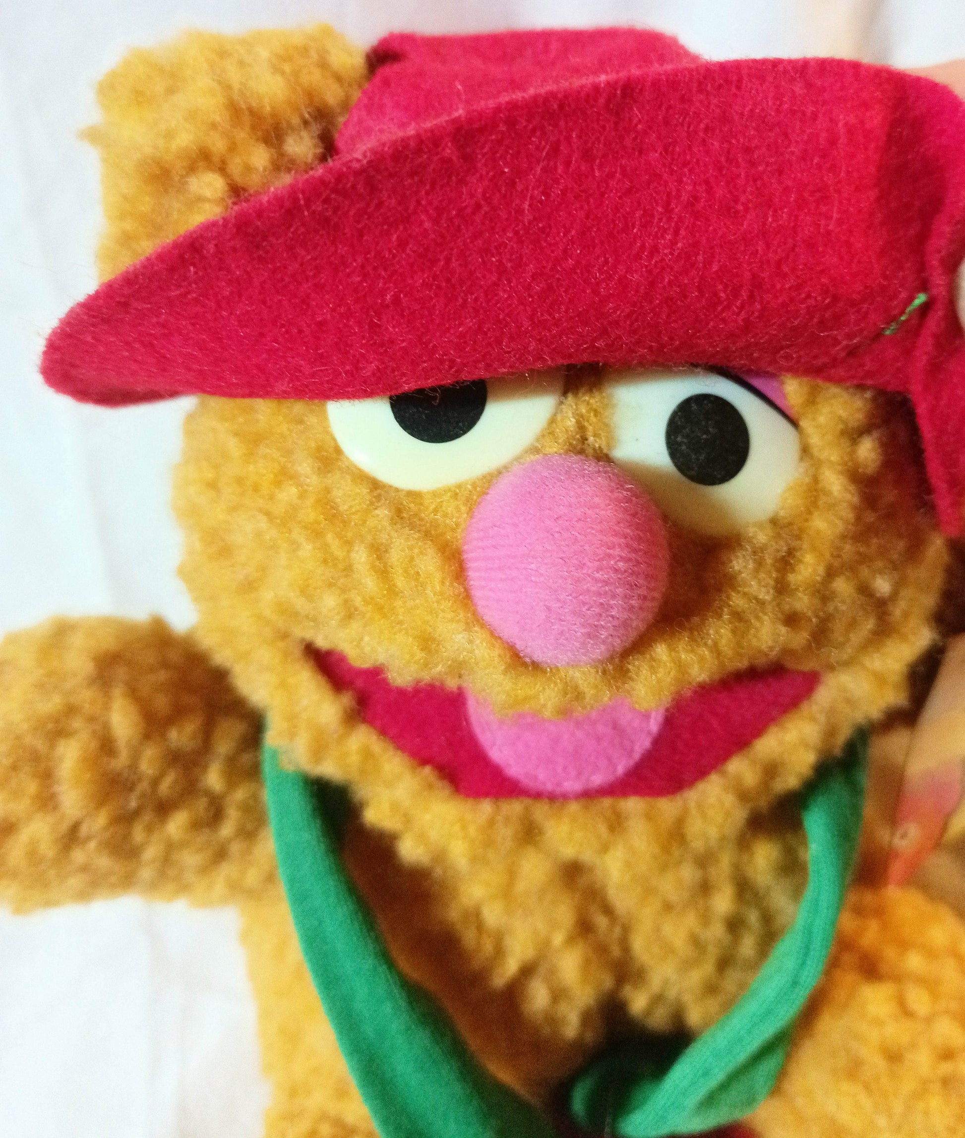 McDonald's Jim Henson Baby Fozzie Bear Muppets Stuffed Plush Toy 1988 - TulipStuff