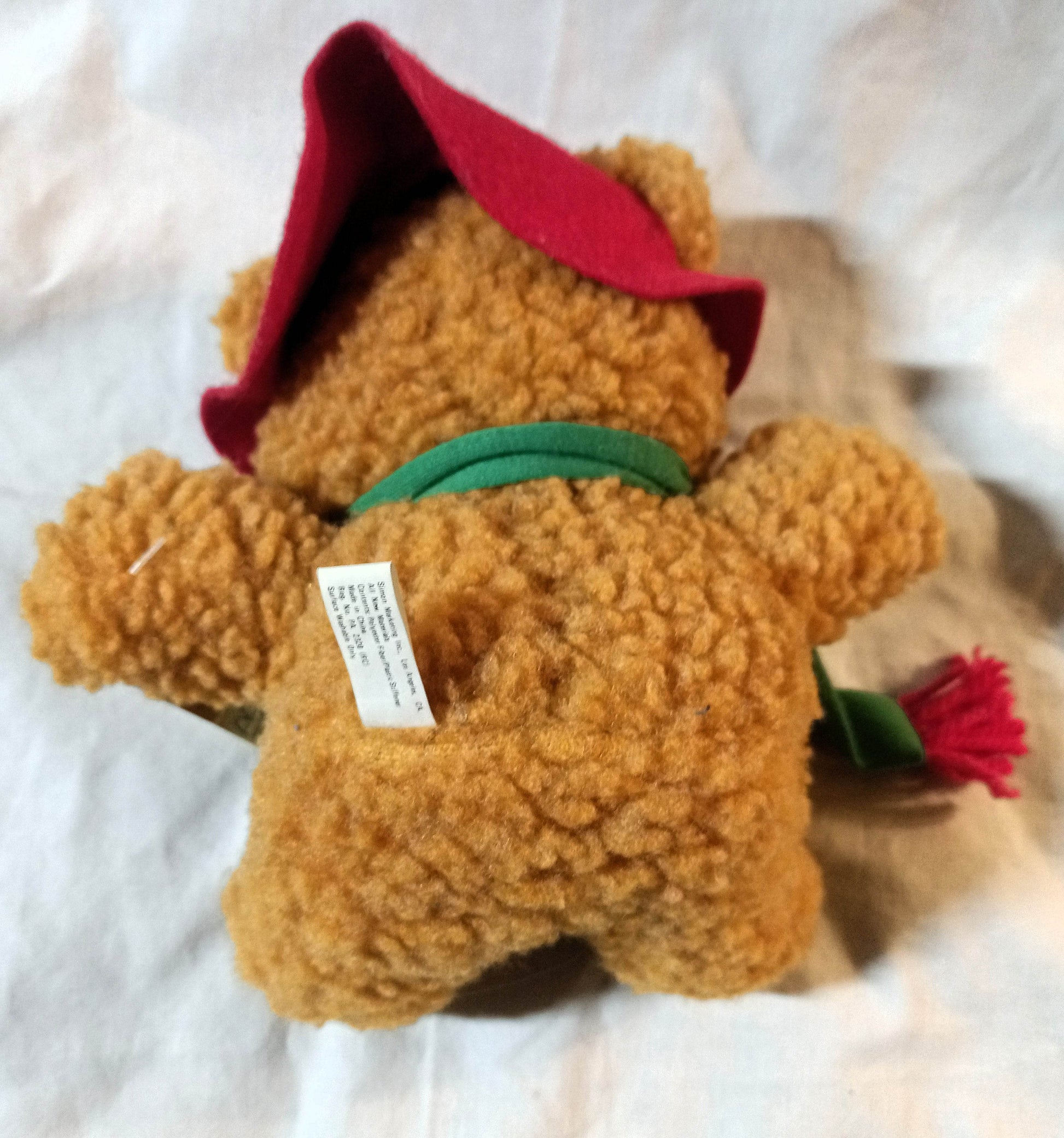 McDonald's Jim Henson Baby Fozzie Bear Muppets Stuffed Plush Toy 1988 - TulipStuff