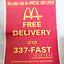McDonald's 1997 Manhattan Free Delivery Ad Arch Deluxe Chicken Fajita - TulipStuff