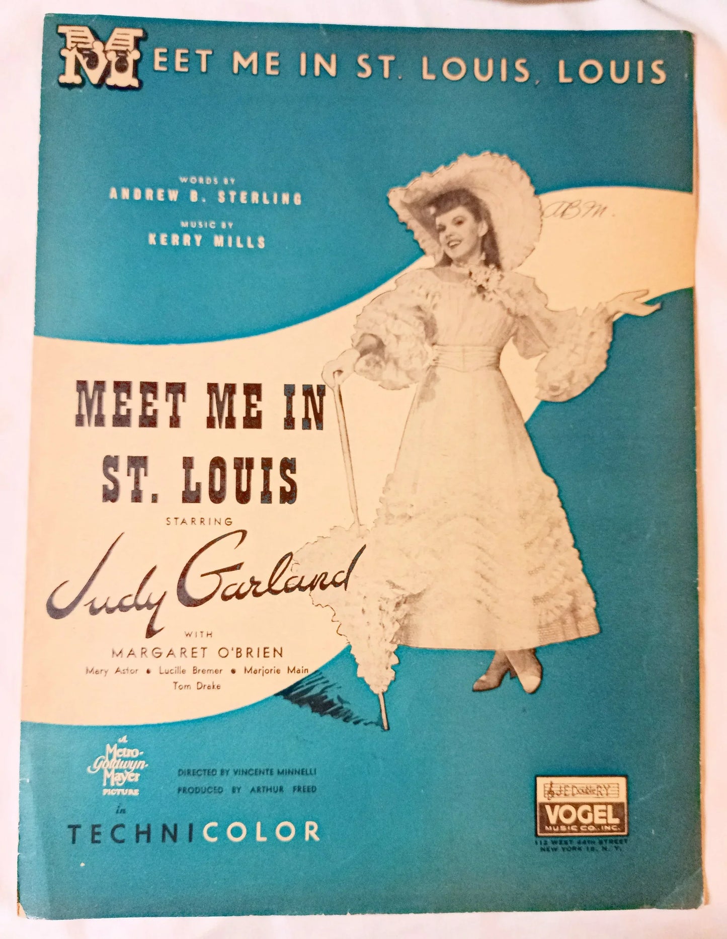 Meet Me In St Louis Louis Judy Garland Sheet Music 1944 - TulipStuff