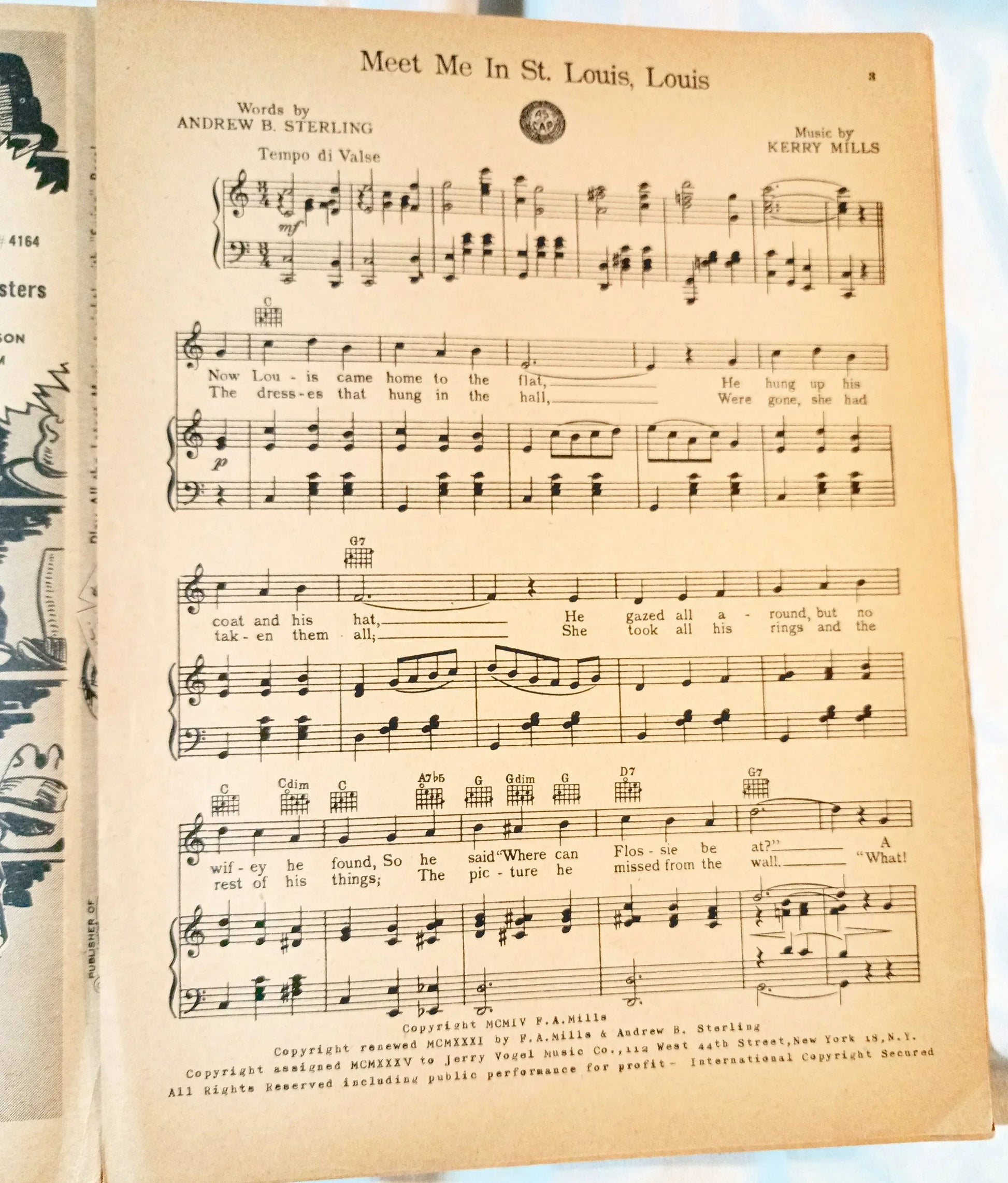 Meet Me In St Louis Louis Judy Garland Sheet Music 1944 - TulipStuff