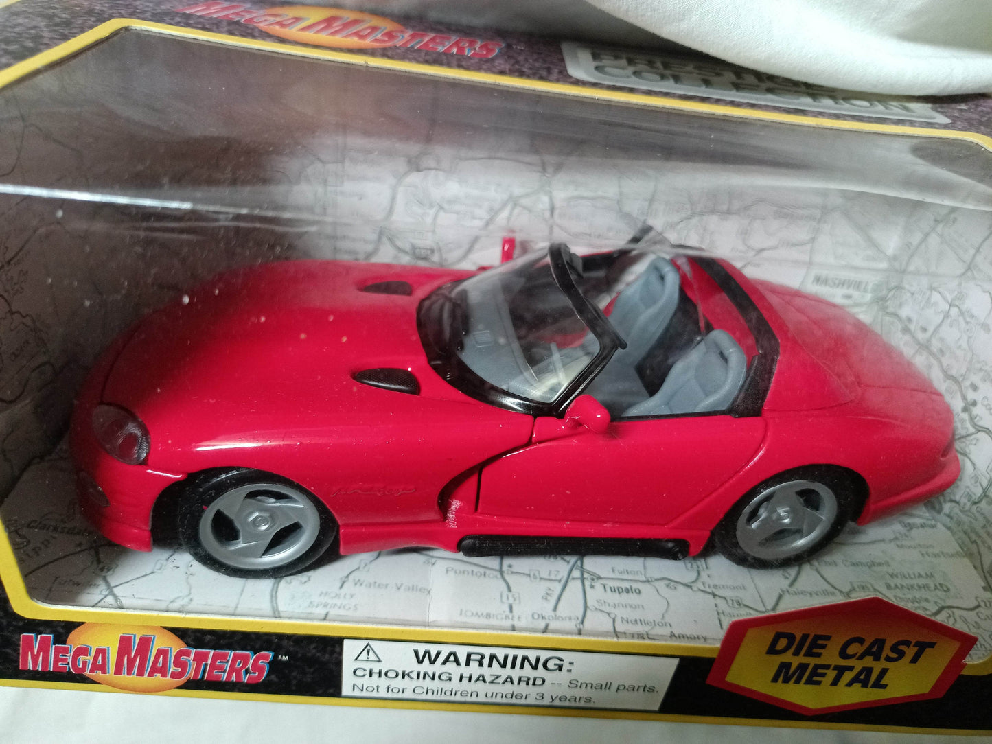 MegaMasters Prestige Collection Dodge Viper RT/10 1:24 Maisto 1990's - TulipStuff