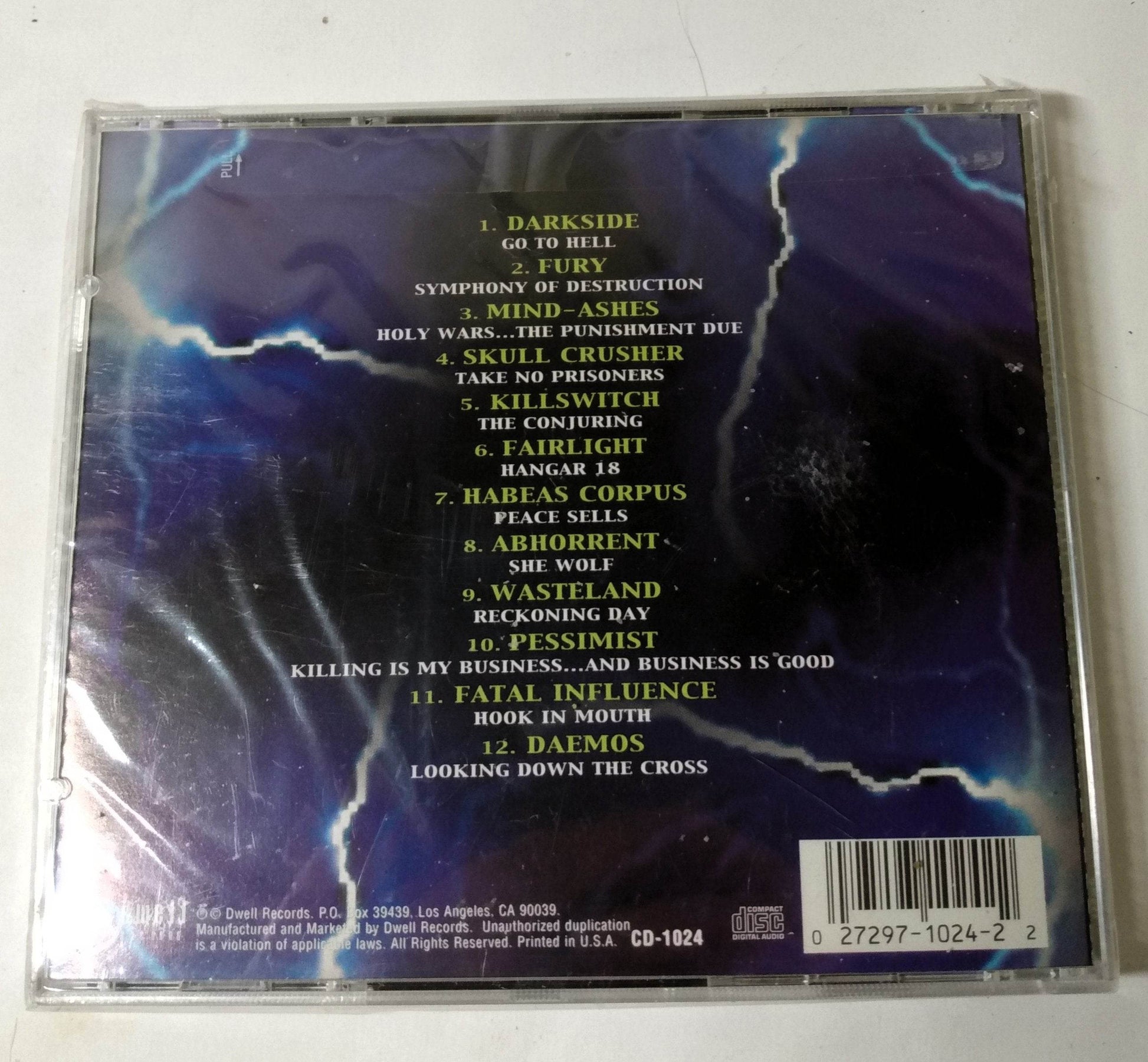 Megaded - A Tribute To Megadeth Heavy Metal Compilation CD 1999 - TulipStuff