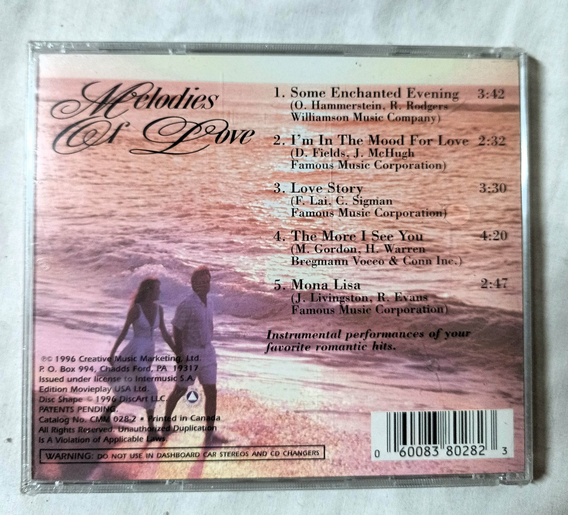 Melodies Of Love Jazz Extended Shaped CD 1996 - TulipStuff