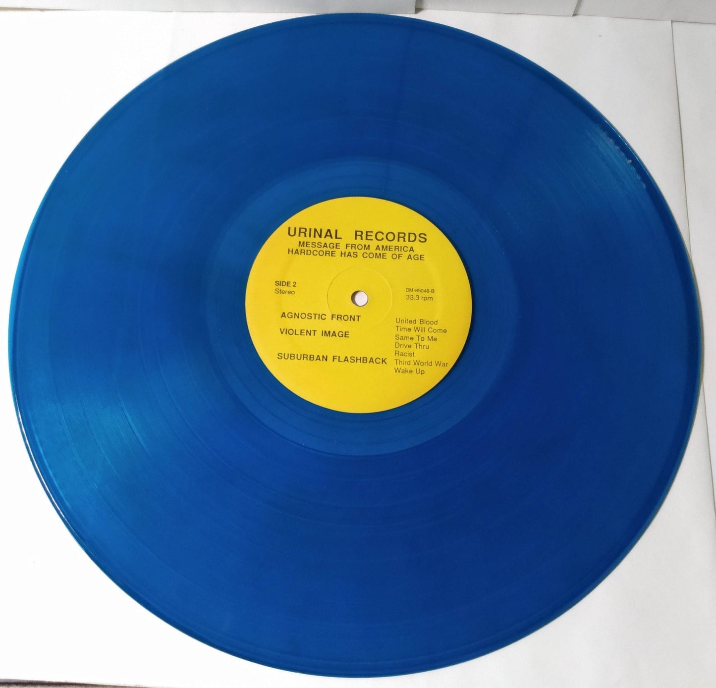 Message From America - Hardcore Has Come Of Age Vinyl 12" LP 1985 - TulipStuff