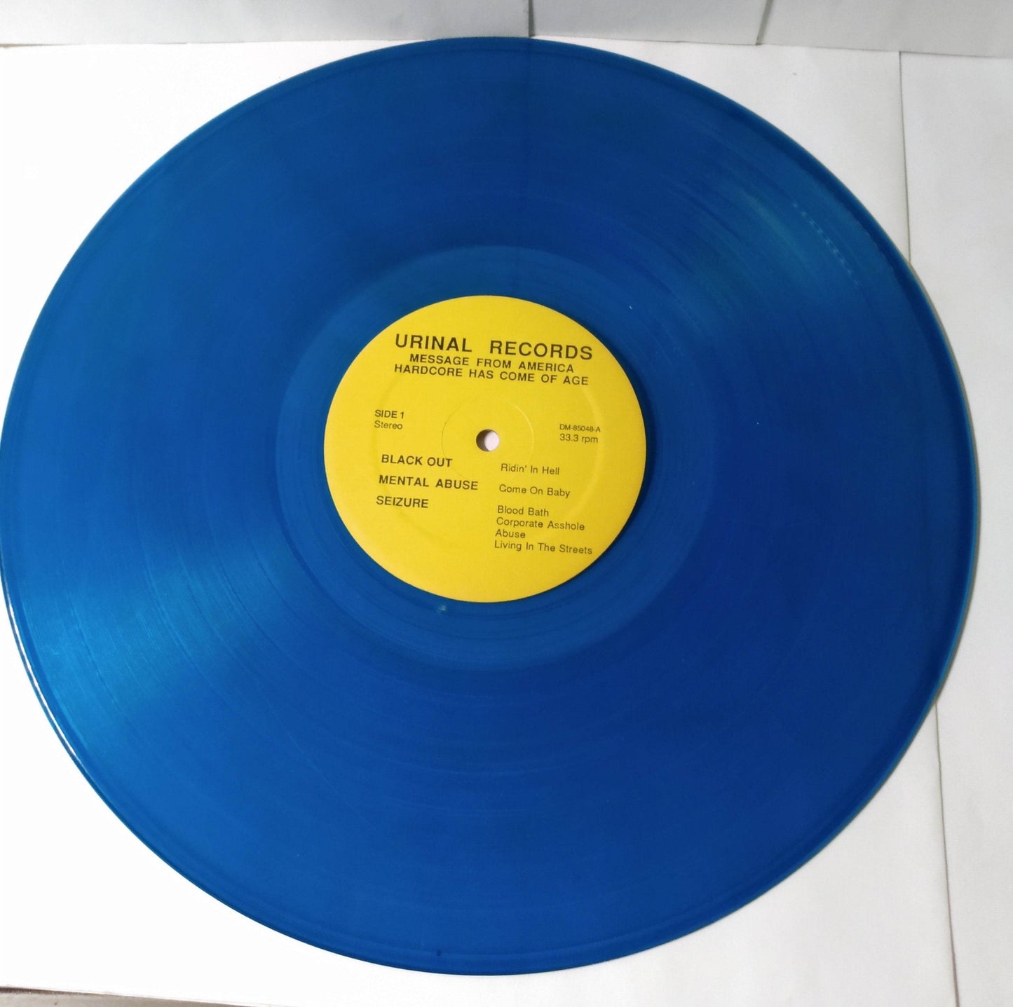 Message From America - Hardcore Has Come Of Age Vinyl 12" LP 1985 - TulipStuff