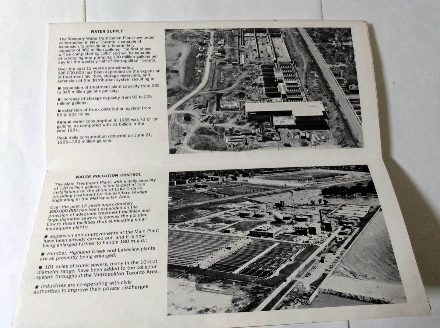 Metropolitan Toronto Planning Board Map Information Brochure 1966 - TulipStuff
