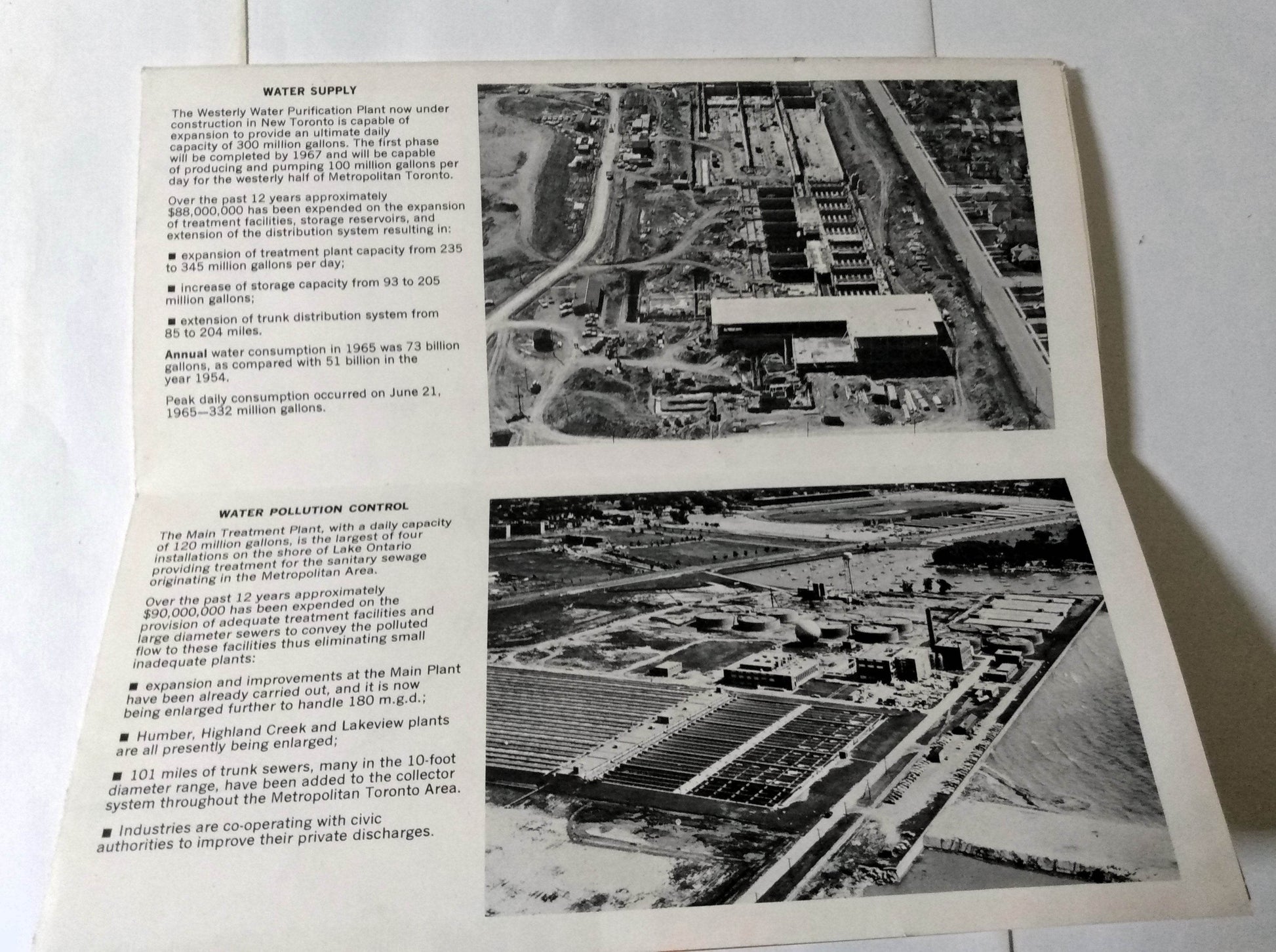 Metropolitan Toronto Planning Board Map Information Brochure 1966 - TulipStuff