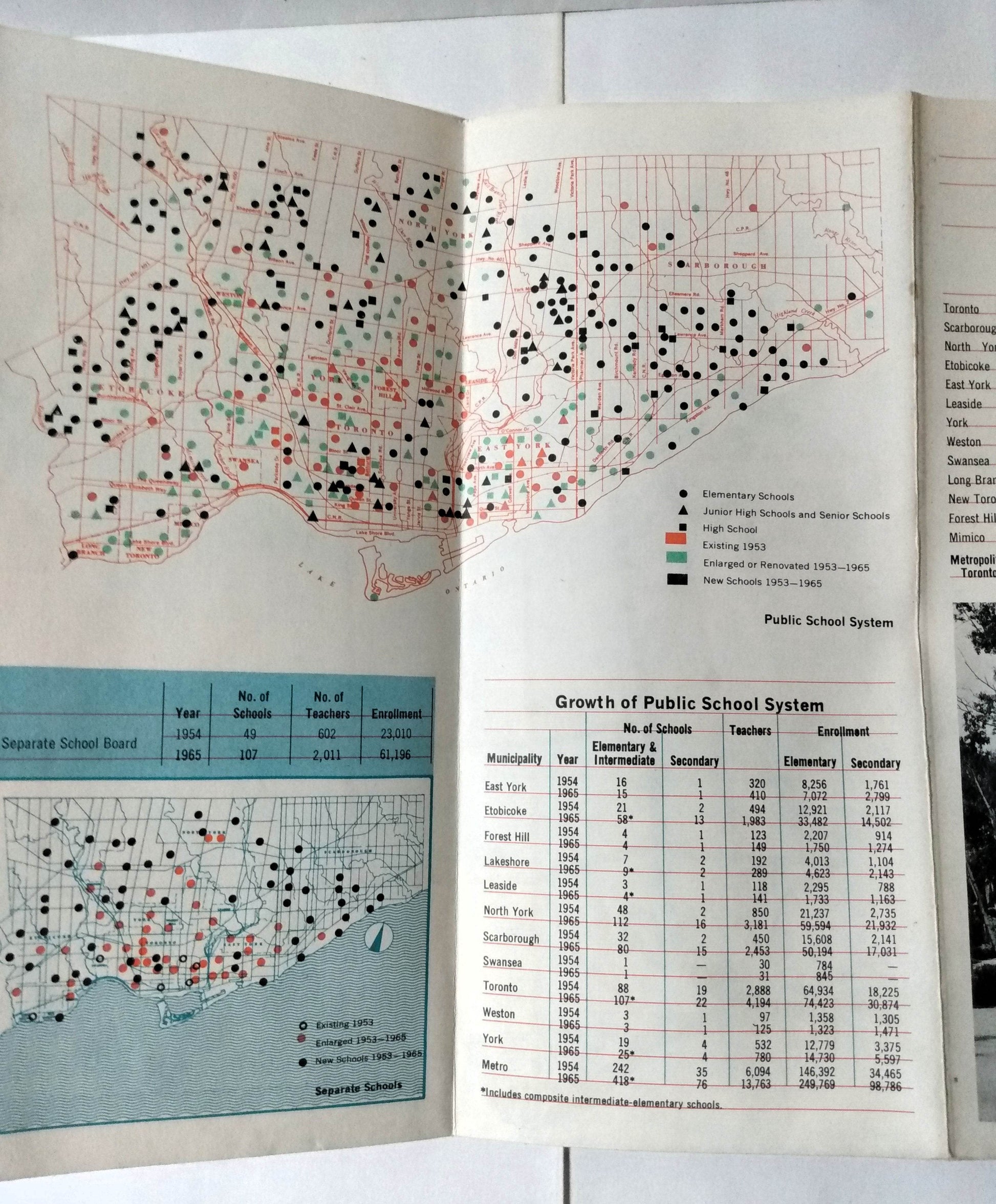 Metropolitan Toronto Planning Board Map Information Brochure 1966 - TulipStuff