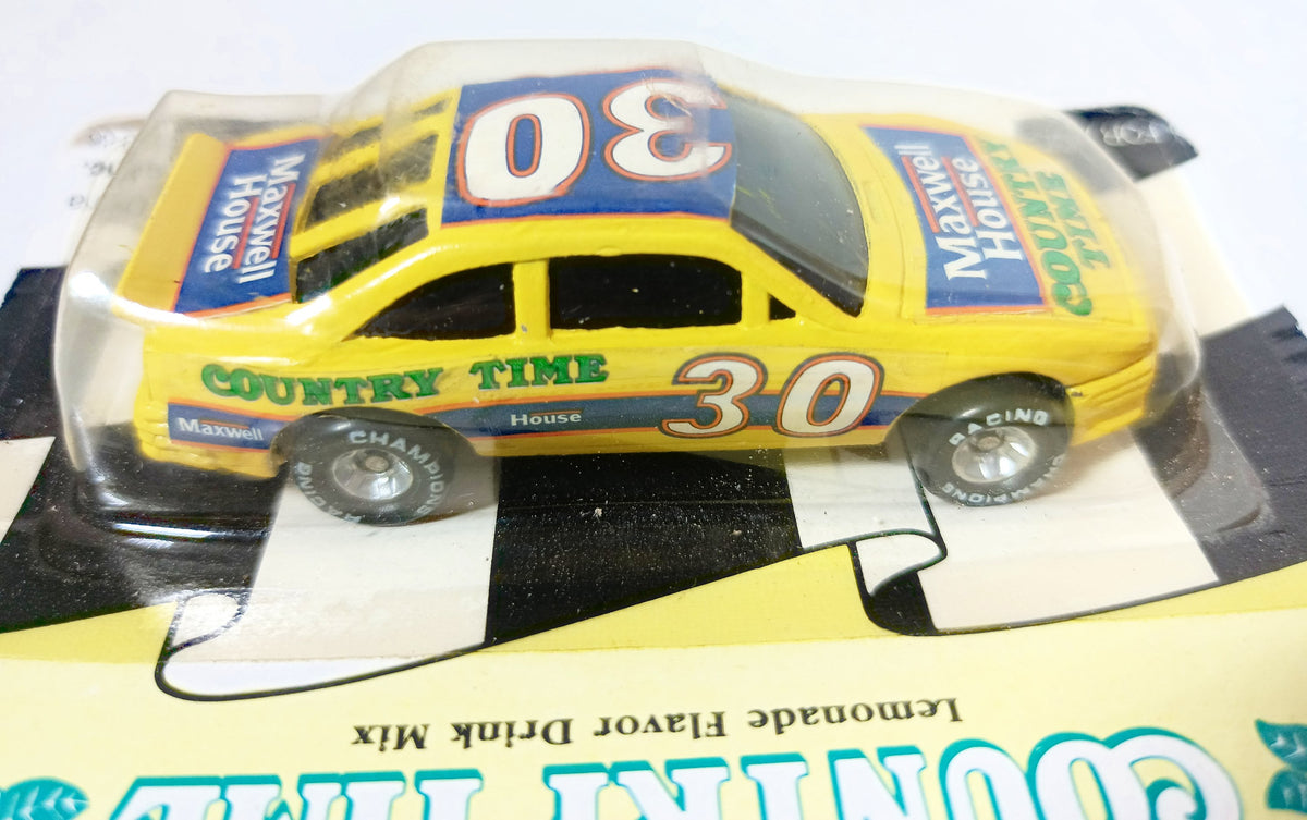 Michael Waltrip #30 Country Time Maxwell House Race Car Promo 1990 - TulipStuff