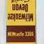 Milwaukee Devon Service Station Chicago Matchbook Cover 1950's - TulipStuff