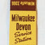 Milwaukee Devon Service Station Chicago Matchbook Cover 1950's - TulipStuff