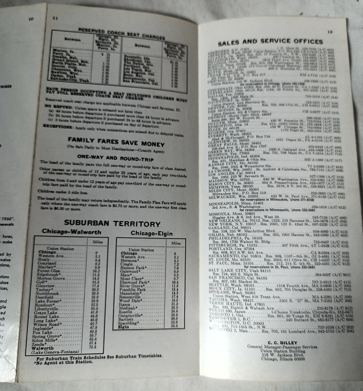 Milwaukee Road Passenger Train Schedules Oct 1970 Hiawathas Western - TulipStuff