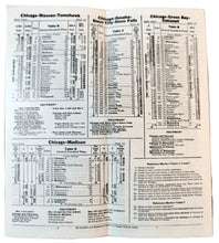 Load image into Gallery viewer, Milwaukee Road Condensed Passenger Train Schedules September  1960 - TulipStuff
