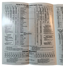 Load image into Gallery viewer, Milwaukee Road Condensed Passenger Train Schedules September  1960 - TulipStuff
