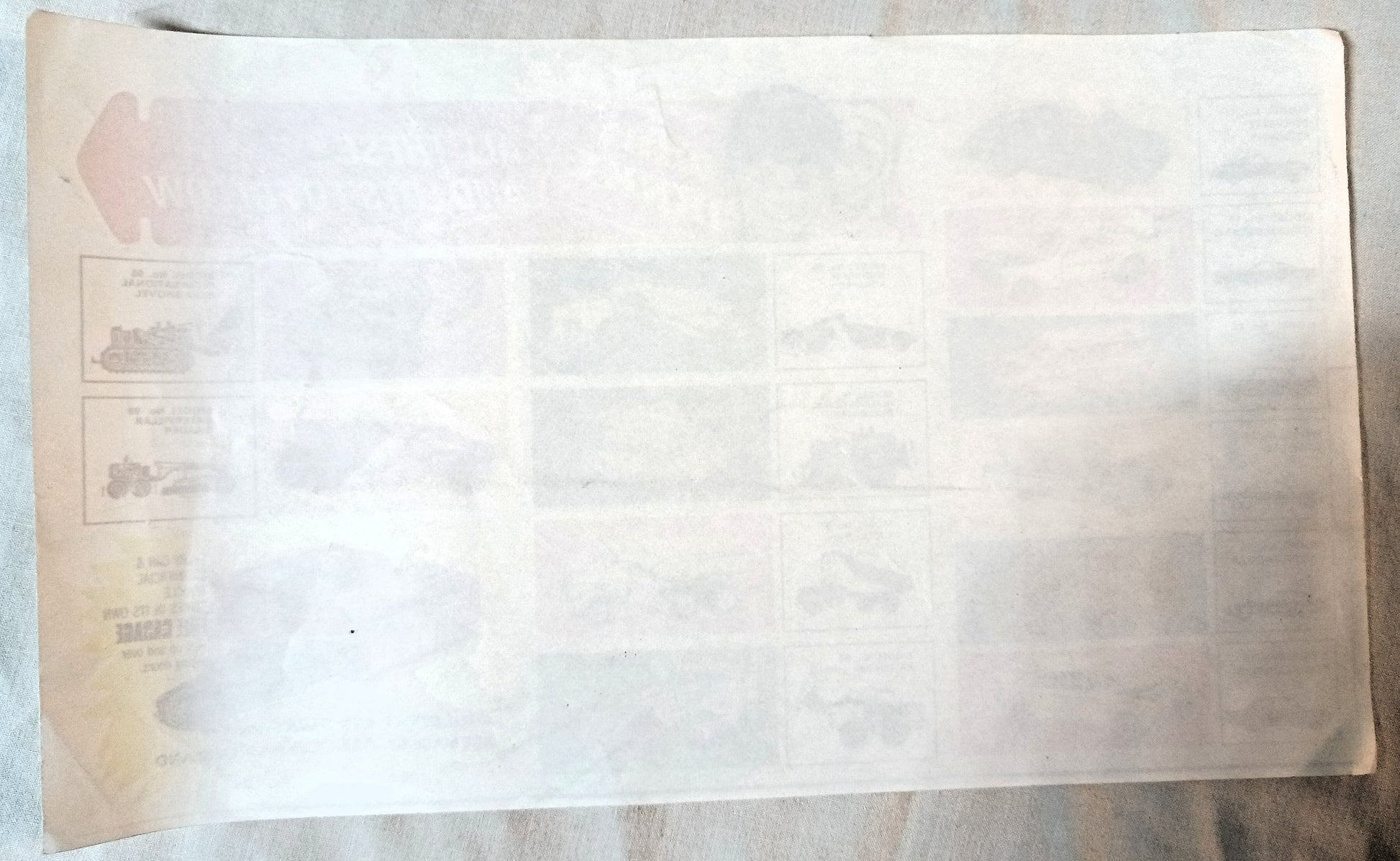 Mini Dinky Toys Leaflet Set 1990s Litho Reprints Of 1968 Intro Flyer Ad - TulipStuff