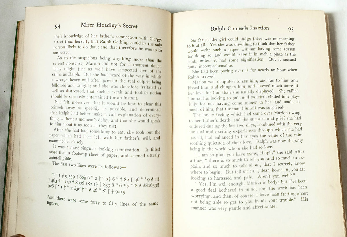 Miser Hoadley's Secret A Detective Story Arthur W. Marchmont 1902 - TulipStuff