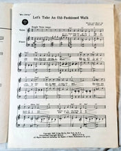 Load image into Gallery viewer, Lets Take An Old-Fashioned Walk Miss Liberty Sheet Music I.Berlin 1949 - TulipStuff
