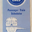 Missouri Pacific Lines Passenger Train Schedule 1968 Midwest Southwest - TulipStuff