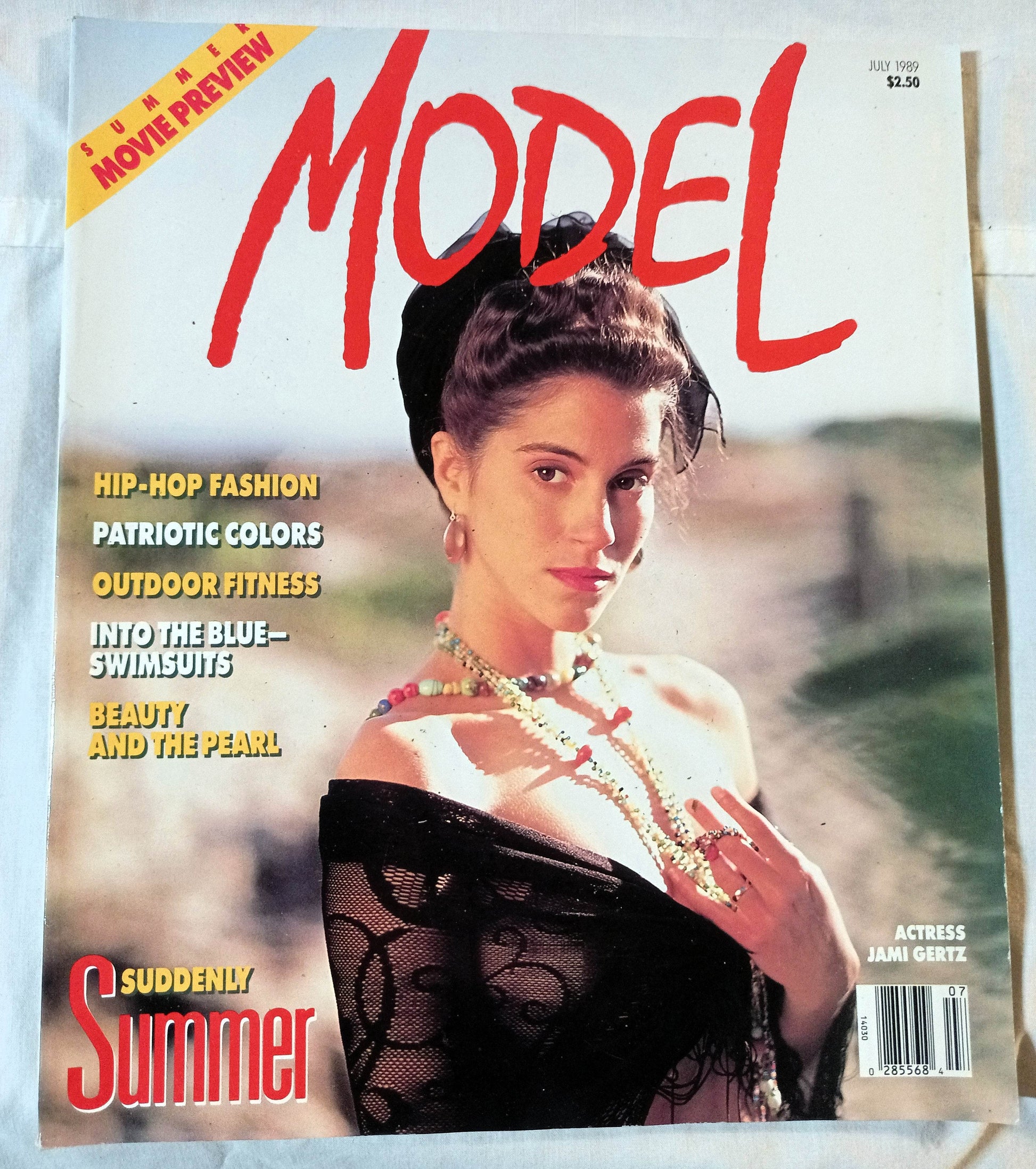 Model Magazine July 1989 Jami Gertz Suddenly Summer Hip-Hop Fashion - TulipStuff