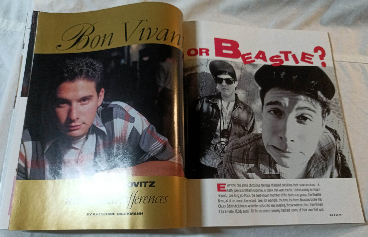 Model Magazine July 1989 Jami Gertz Suddenly Summer Hip-Hop Fashion - TulipStuff