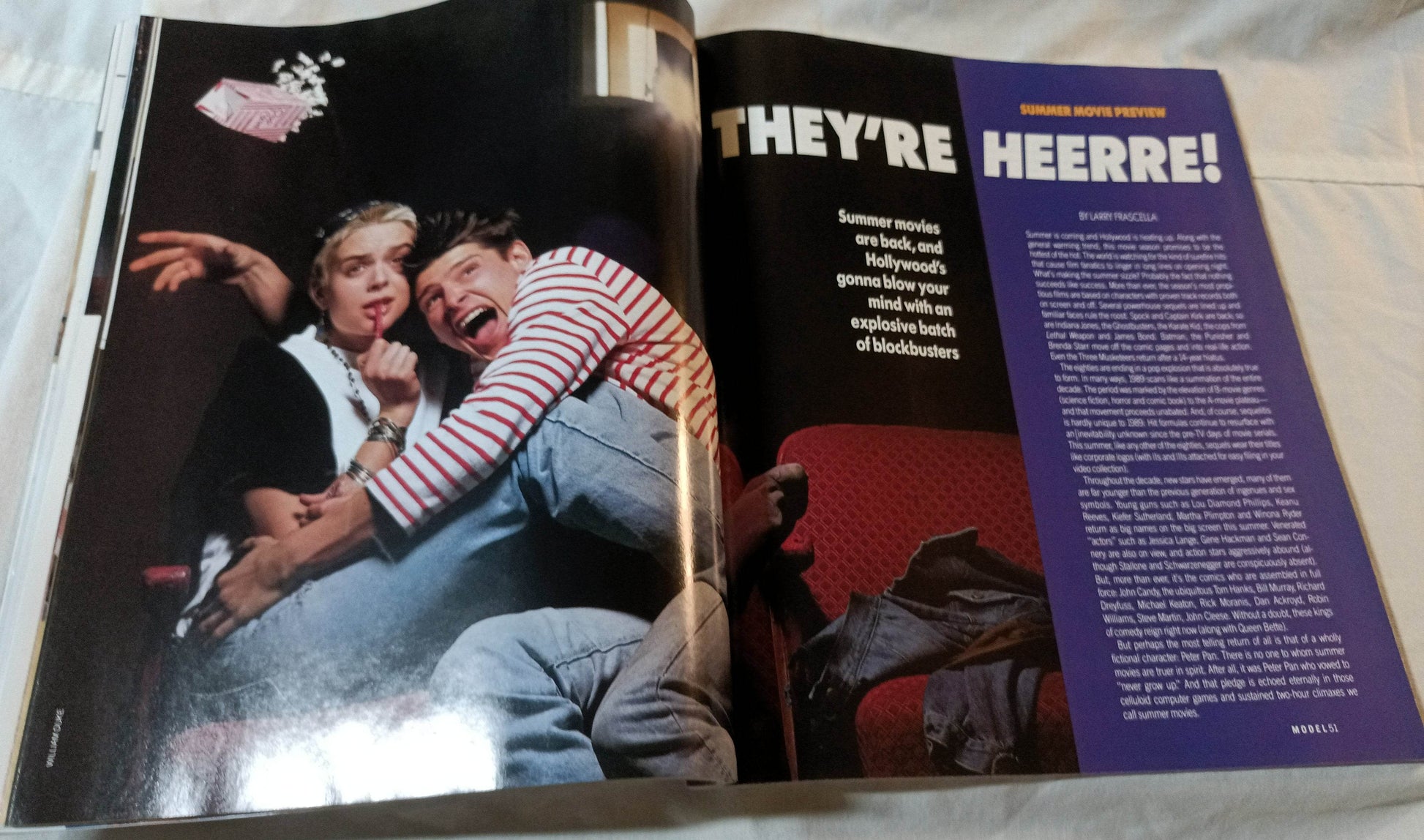 Model Magazine July 1989 Jami Gertz Suddenly Summer Hip-Hop Fashion - TulipStuff