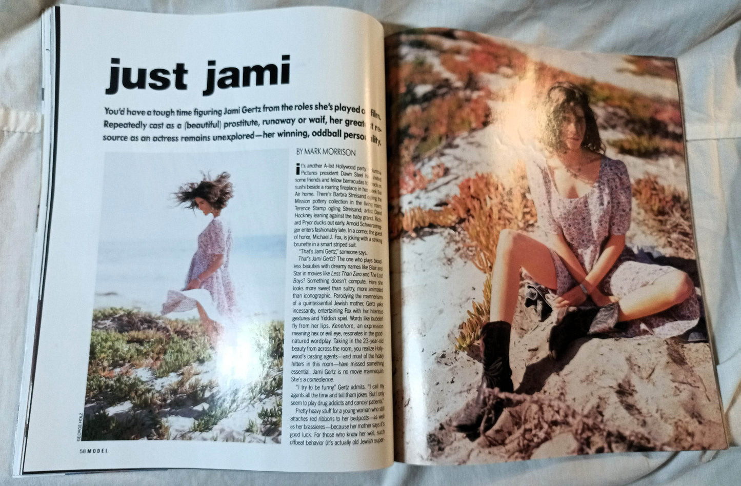 Model Magazine July 1989 Jami Gertz Suddenly Summer Hip-Hop Fashion - TulipStuff