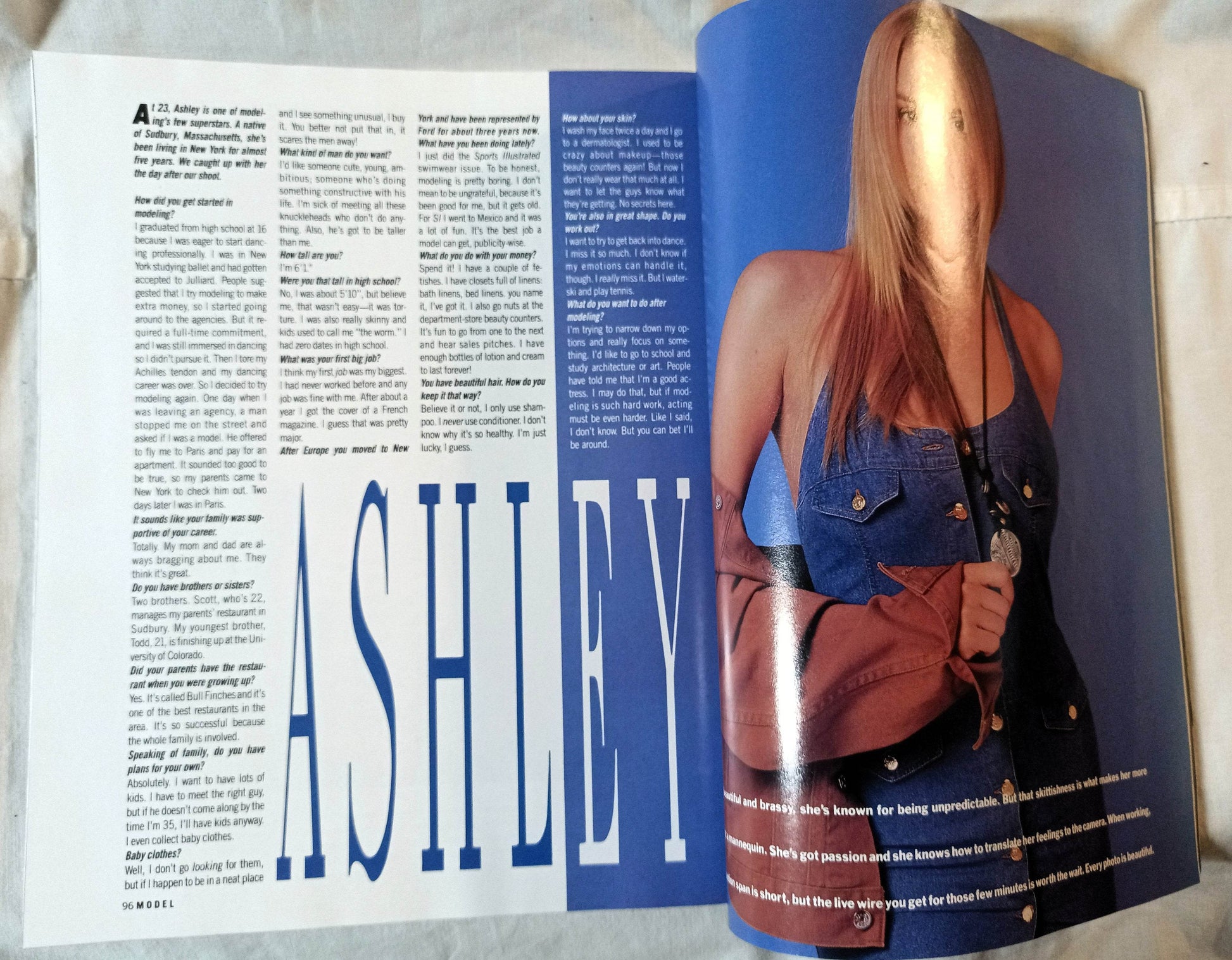 Model Magazine July 1989 Jami Gertz Suddenly Summer Hip-Hop Fashion - TulipStuff