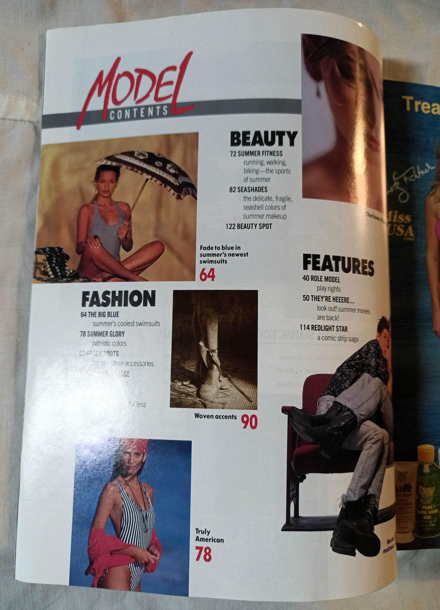 Model Magazine July 1989 Jami Gertz Suddenly Summer Hip-Hop Fashion - TulipStuff