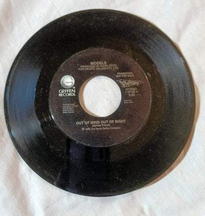 Models Out Of Mind Out Of Sight Australia New Wave 7" Vinyl Promo 1985 - TulipStuff