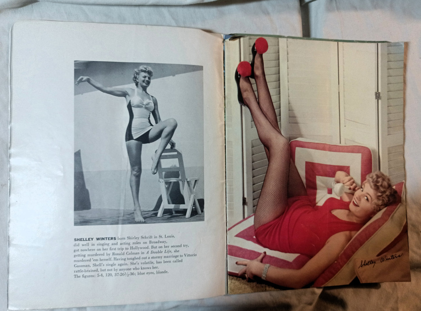 Modern Screen Pin-Ups Magazine Issue #1 1955 Marilyn Monroe Liz Taylor