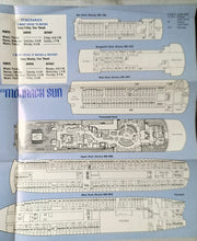 Load image into Gallery viewer, Monarch Cruise Lines ss Monarch Sun 1975 Gala Maiden Cruise Brochure - TulipStuff
