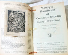 Load image into Gallery viewer, Moody&#39;s Handbook Of Common Stocks Spring 1976 Edition - TulipStuff
