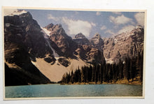 Load image into Gallery viewer, Moraine Lake Valley Of The Ten Peaks Banff Natl Park Alberta Canada 1940&#39;s - TulipStuff
