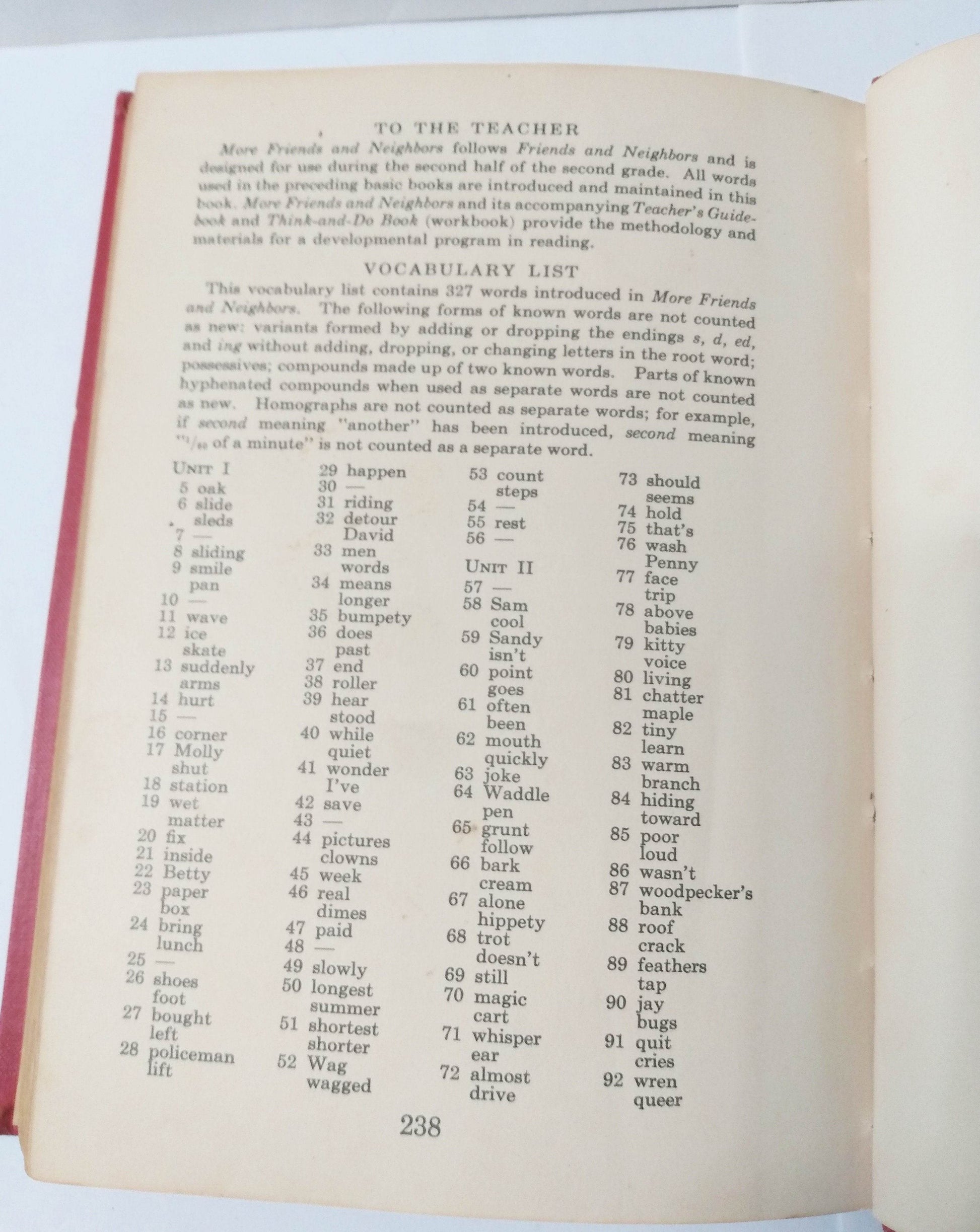 More Friends And Neighbors Basic Readers Grade 2 Hardcover 1946-47 Edition - TulipStuff