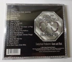 Kane & Abel Presents Most Wanted Boys Down Bad Gangsta Album CD 2001 - TulipStuff