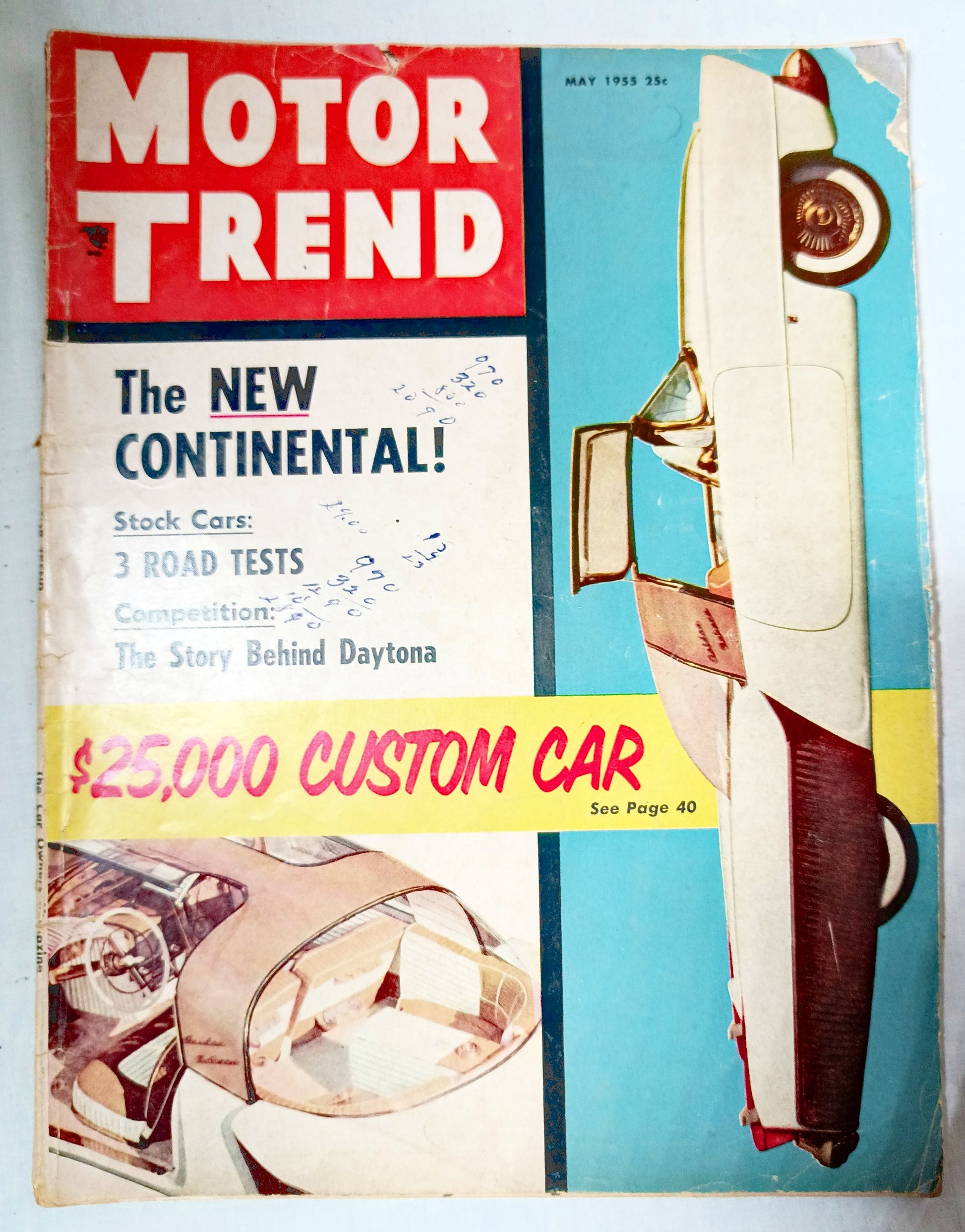 Motor Trend Magazine May 1955 Chrysler New Yorker Lincoln Capri Super88 - TulipStuff