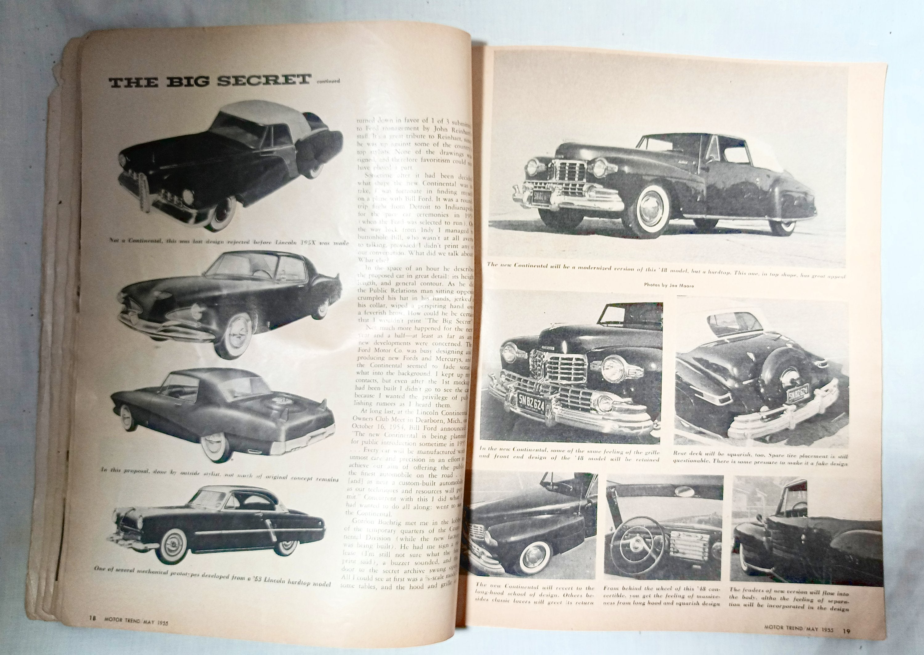 Motor Trend Magazine May 1955 Chrysler New Yorker Lincoln Capri