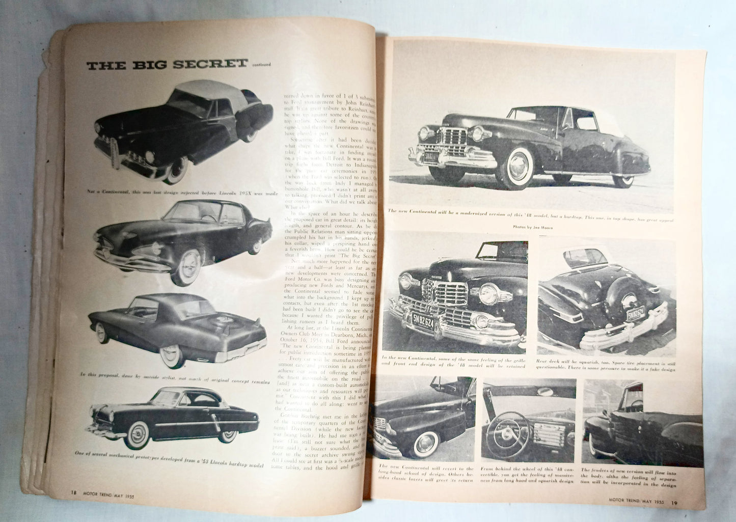 Motor Trend Magazine May 1955 Chrysler New Yorker Lincoln Capri Super88 - TulipStuff