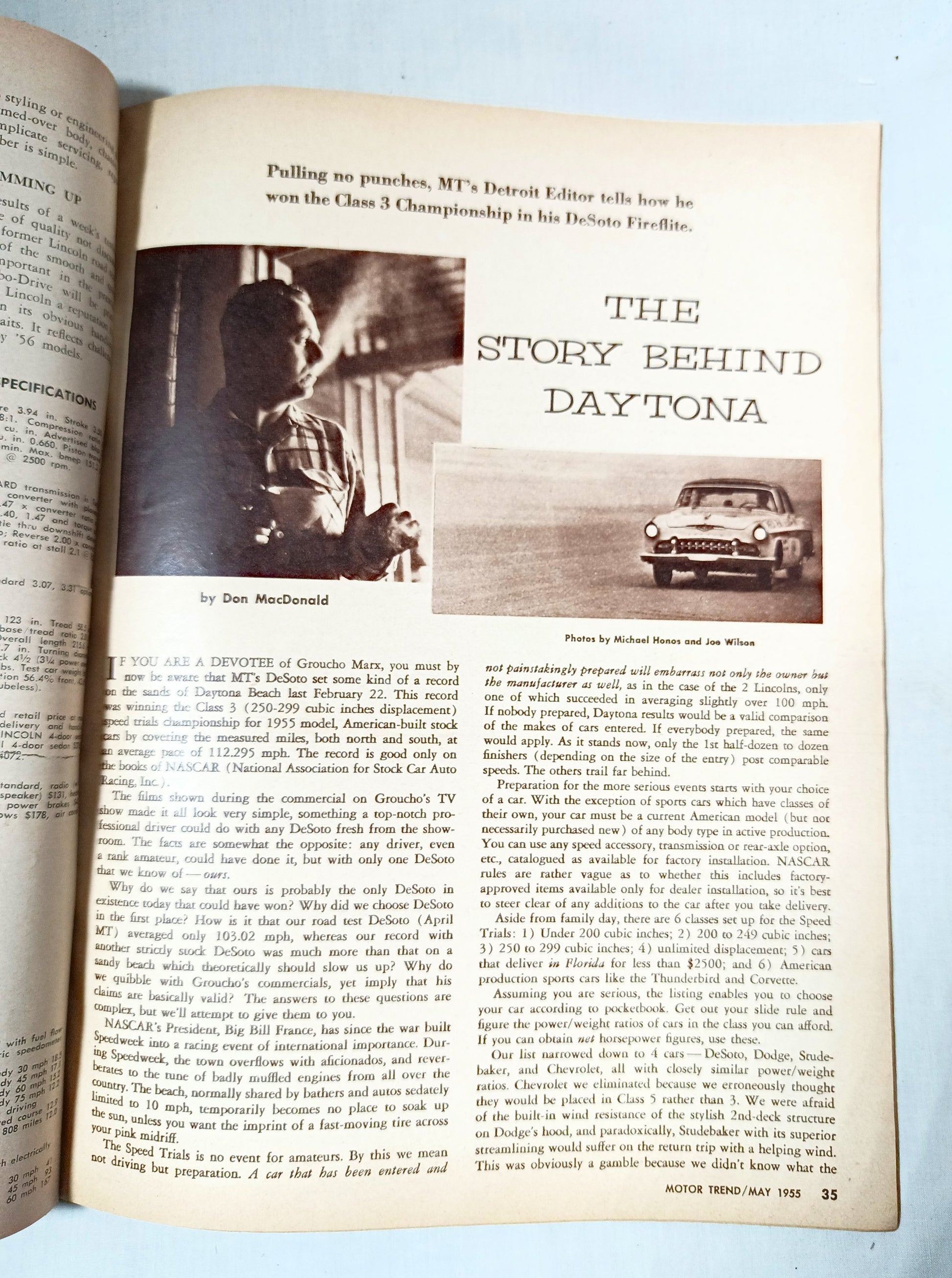 Motor Trend Magazine May 1955 Chrysler New Yorker Lincoln Capri Super88 - TulipStuff