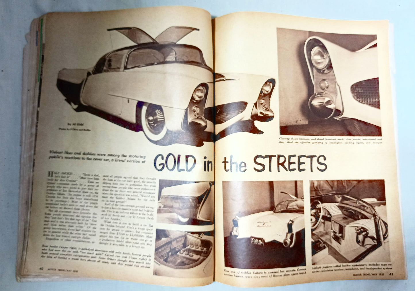 Motor Trend Magazine May 1955 Chrysler New Yorker Lincoln Capri Super88 - TulipStuff