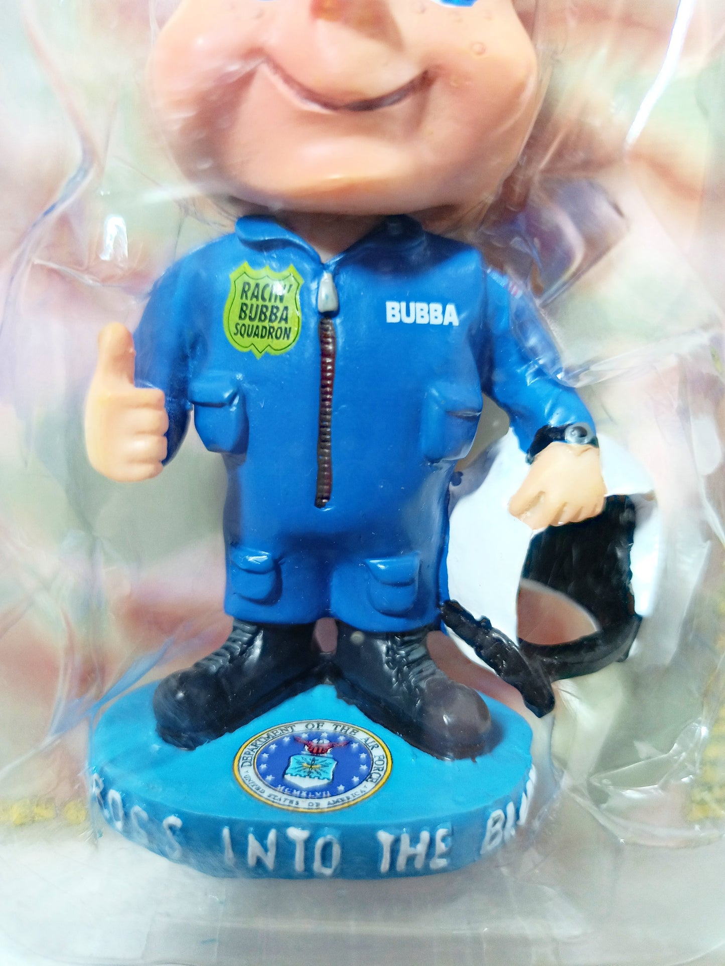 Motorworks Racin' Bubbas Bobblehead Race Fans U.S. Air Force 2003 - TulipStuff