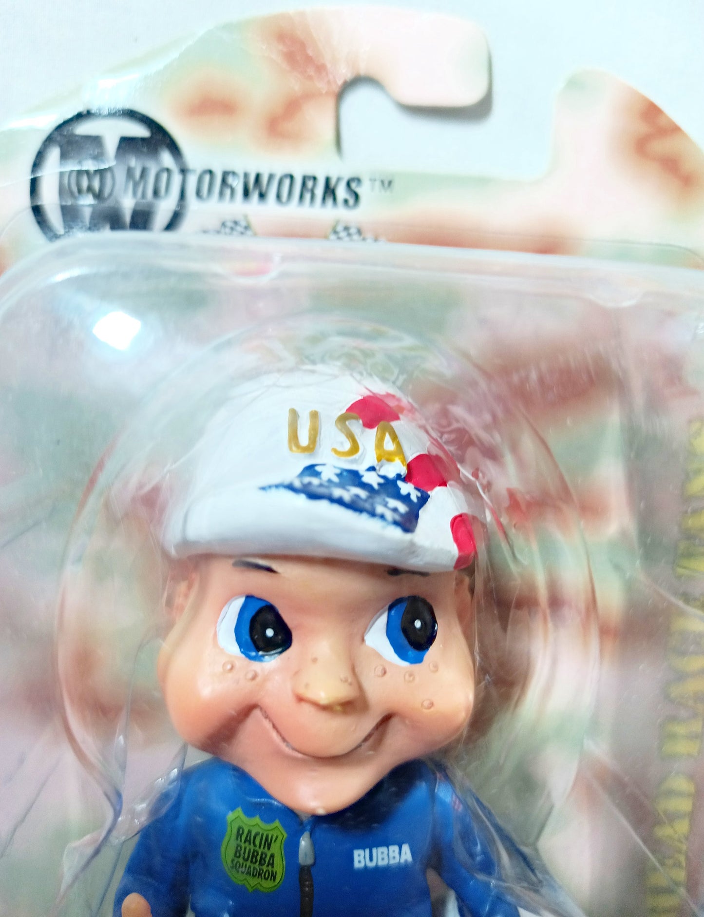 Motorworks Racin' Bubbas Bobblehead Race Fans U.S. Air Force 2003 - TulipStuff