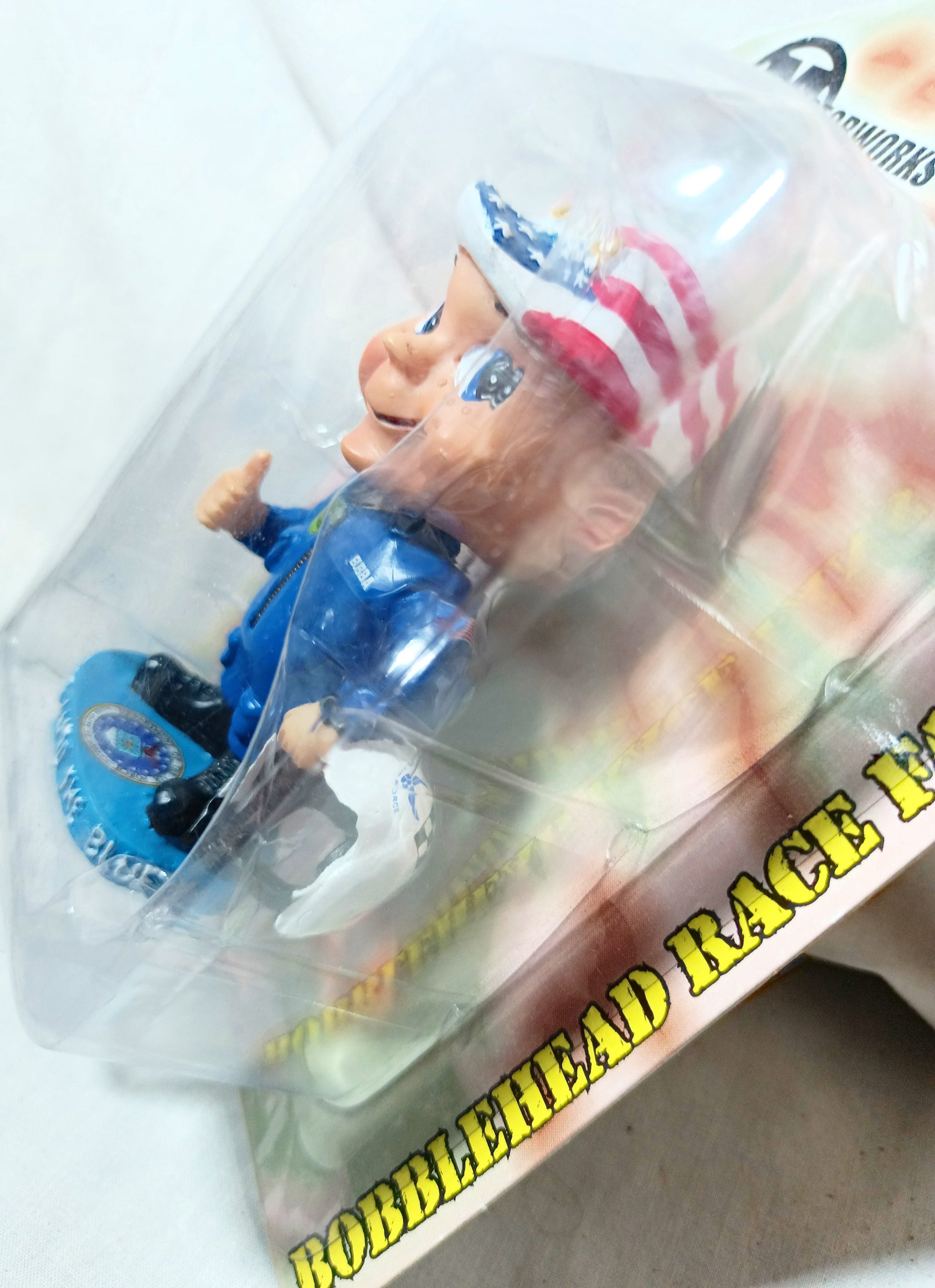 Motorworks Racin' Bubbas Bobblehead Race Fans U.S. Air Force 2003 - TulipStuff
