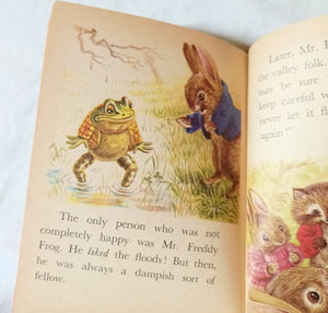 Mr Flopears A Rainy Adventure Racey Helps Rand McNally Elf Book 1969 - TulipStuff