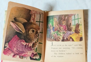 Mr Flopears A Rainy Adventure Racey Helps Rand McNally Elf Book 1969 - TulipStuff