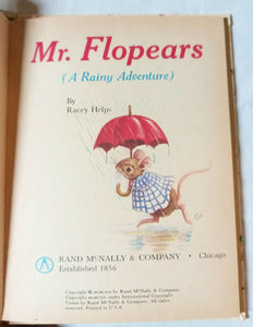 Mr Flopears A Rainy Adventure Racey Helps Rand McNally Elf Book 1969 - TulipStuff